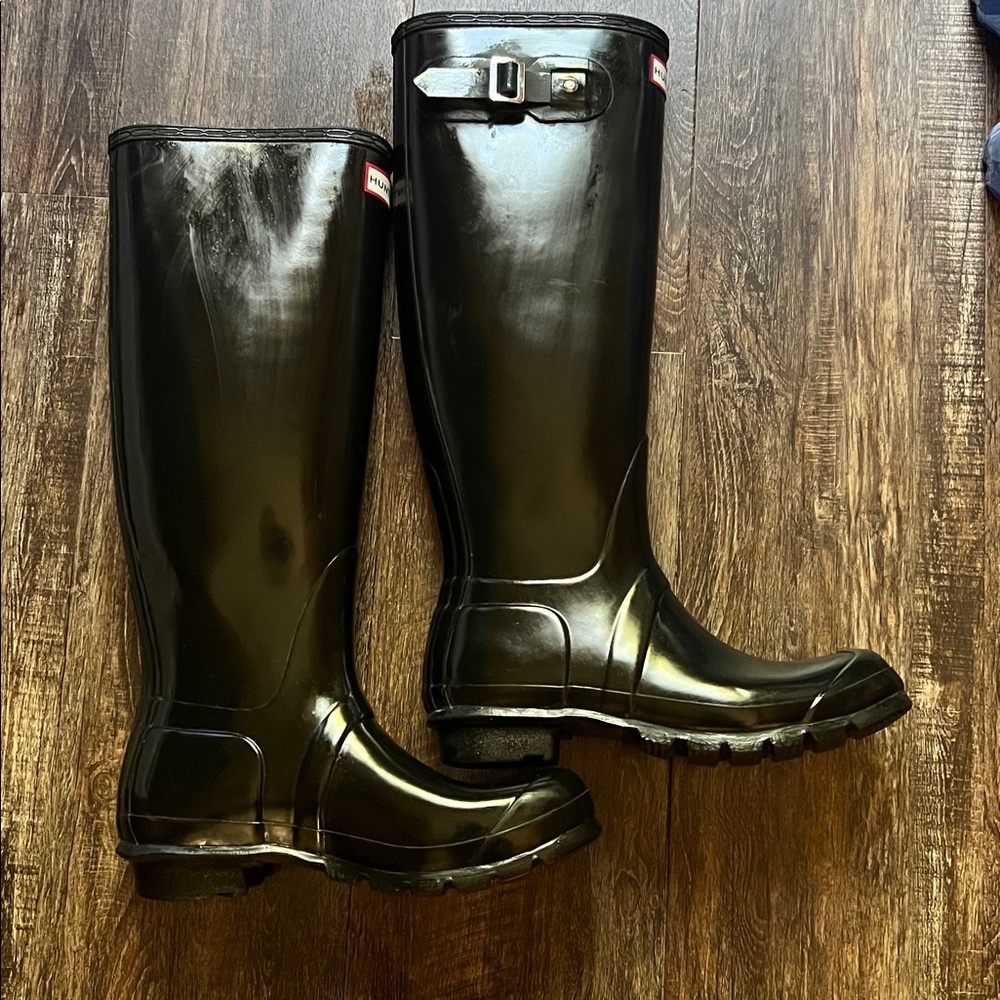 Hunter Classic Black Waterproof Boots - Picture 5 of 7